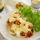カリカリチーズチキンの和風タルタルソースがけ