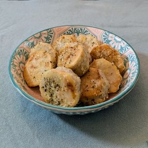 𝔂𝓾𝓶𝓲🍓の作ってみた!投稿(里芋の1番好きな食べ方！揚げない【里芋のガーリックフライ】)