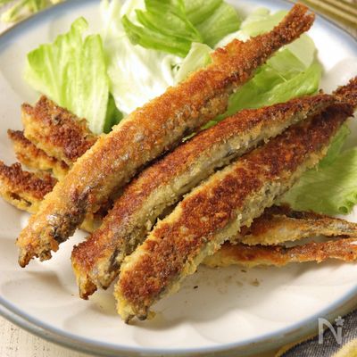 簡単コク旨♪ししゃものチーズパン粉焼き