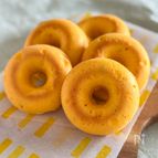 【米粉でヘルシー】ふわふわかぼちゃドーナツ