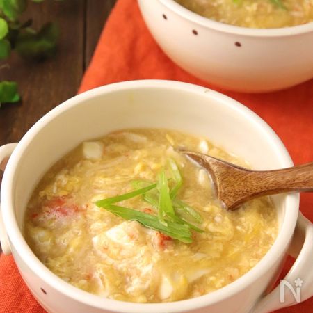 とろとろあったか カニ玉あんかけ豆腐 かにかま使用 By 熊橋麻実 くまみ レシピサイト Nadia ナディア プロの料理家のおいしいレシピ