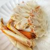 かにの取り難い部分で かにの炊き込みご飯の工程1