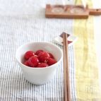 ミニトマトのはちみつジンジャーマリネ。