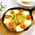 【簡単】カフェ風♡オープンオムレツ
