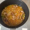 【豆乳胡麻みそ担々うどん】白菜たっぷり！の工程3