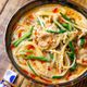 【おいしさ悶絶級！】豚にらもやしの濃厚担々うどん！手軽に絶品