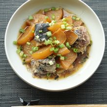 さば缶と大根の甘辛しょうが煮