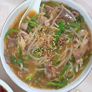 milkの作ってみた!投稿(行列のできる中華屋さんの♪とろとろ餡のもやし青椒肉絲🤩🍚)