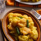 カリフラワーを美味しく「カリフラワーと鶏むねのカレー炒め餡」