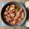 ワンパン10分！【鶏むね肉のコク旨とりマヨ】トマト入り♩の工程5