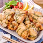 【鶏むね肉で和風大葉チキン】パクパク食べれる♪絶品節約おかず