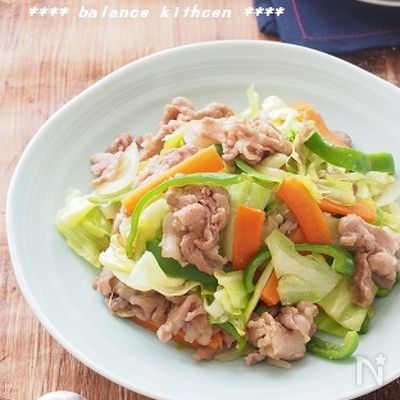 野菜しゃき！、お肉柔らか！基本の肉野菜炒め