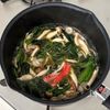 ほうれん草ときのこのとろみ豆乳味噌スープ♩包丁不要!即席5分の工程2