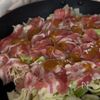 【ワンパンde蒸すだけ】豚バラキャベツの味噌チーズ蒸しの工程2