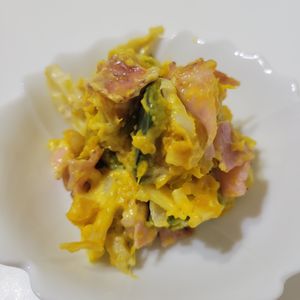 1バーバミーの作ってみた!投稿(かぼちゃと蓮根《ホクッシャキ♡つゆマヨサラダ》)