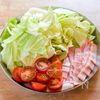 【キャベツとベーコンのサッと煮】重ねて5分煮るだけ♪の工程1