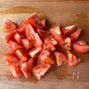 食べる美容液♪【サバとトマトのさっぱりマリネ】の工程2