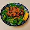 りんの作ってみた!投稿(洋風居酒屋さんの🥂スパイシーソースのチキンステーキサラダ♪)
