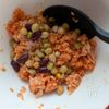 アルファ化米&野菜ジュースで作る!カラフル防災ライスの工程4