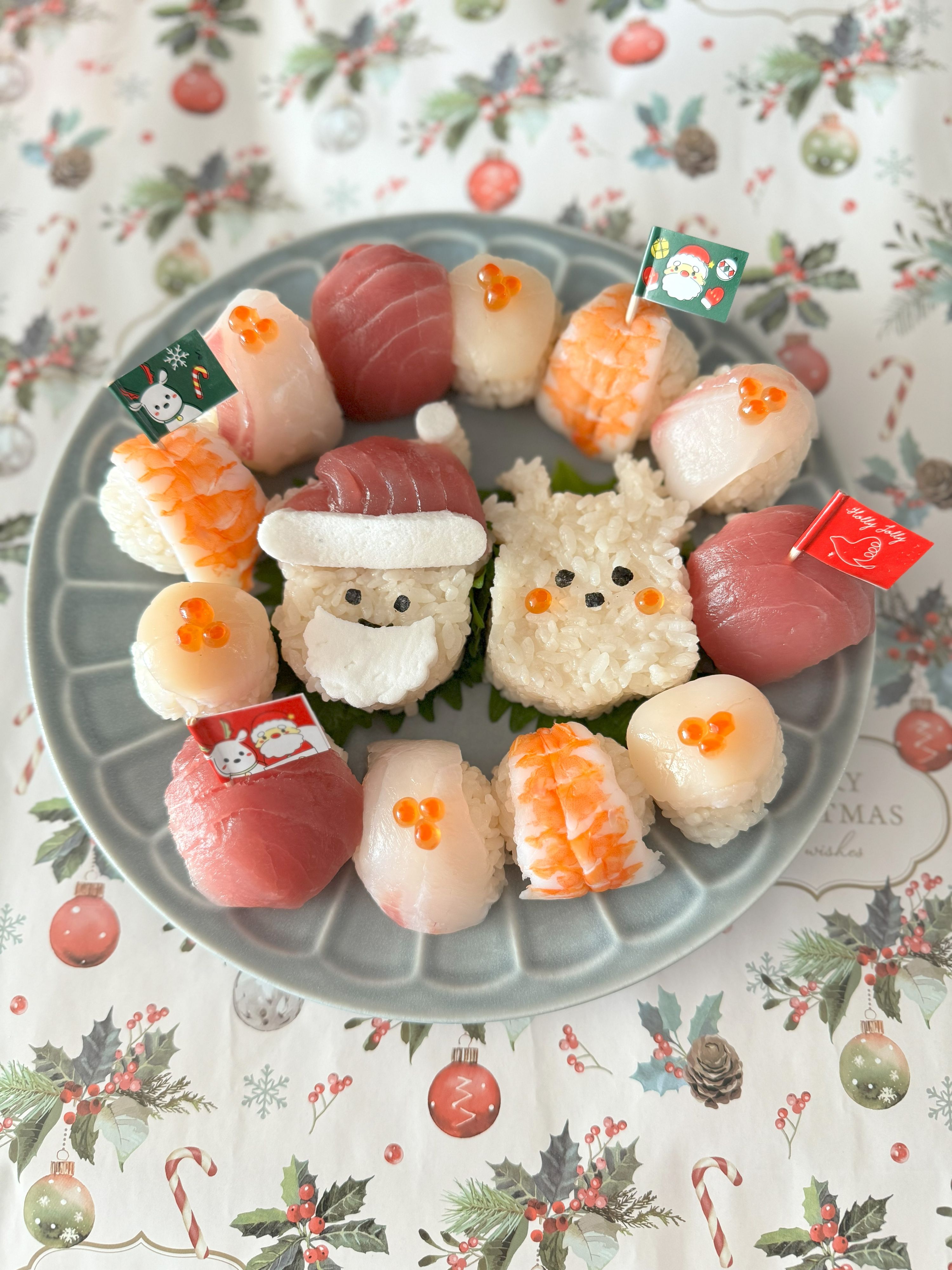 子どもと食べたい！】クリスマス手まり寿司 | レシピサイトNadia