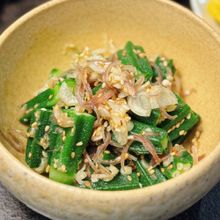 【オクラとミョウガのナムル風】夏野菜でさっぱりあと一品♪