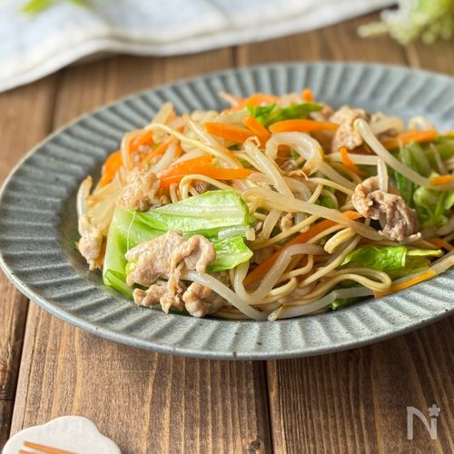 即席めんで！博多屋台の焼きラーメン