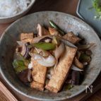 油揚げが主役♪【油揚げとねぎの甘辛炒め】