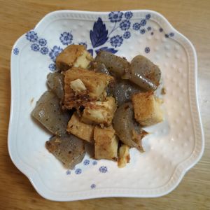 kozooの作ってみた!投稿(味しみ!甘辛♡ちぎり厚揚げこんにゃく【#低糖質#ダイエット】)