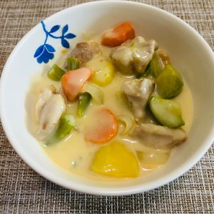 puricoの作ってみた!投稿(ルー不要！時短簡単クリームシチュー)