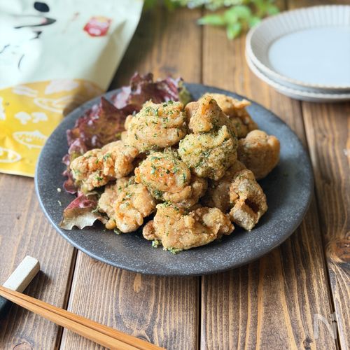 うまだしの青のり唐揚げ