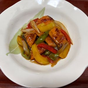 りんごの作ってみた!投稿(【鮭の野菜の甘酢炒め】パパっと完成♪ご飯進むお魚おかず☆)