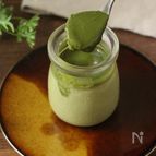 本格【抹茶プリン】湯煎調理でお手軽＆ふるわずダマなし♪