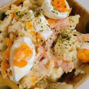 ゆみの作ってみた!投稿(和風に仕上げた《極旨♡ポテトサラダ》)