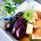 【フライパンで簡単】調味料大さじ1＊なすと厚揚げの煮物＊