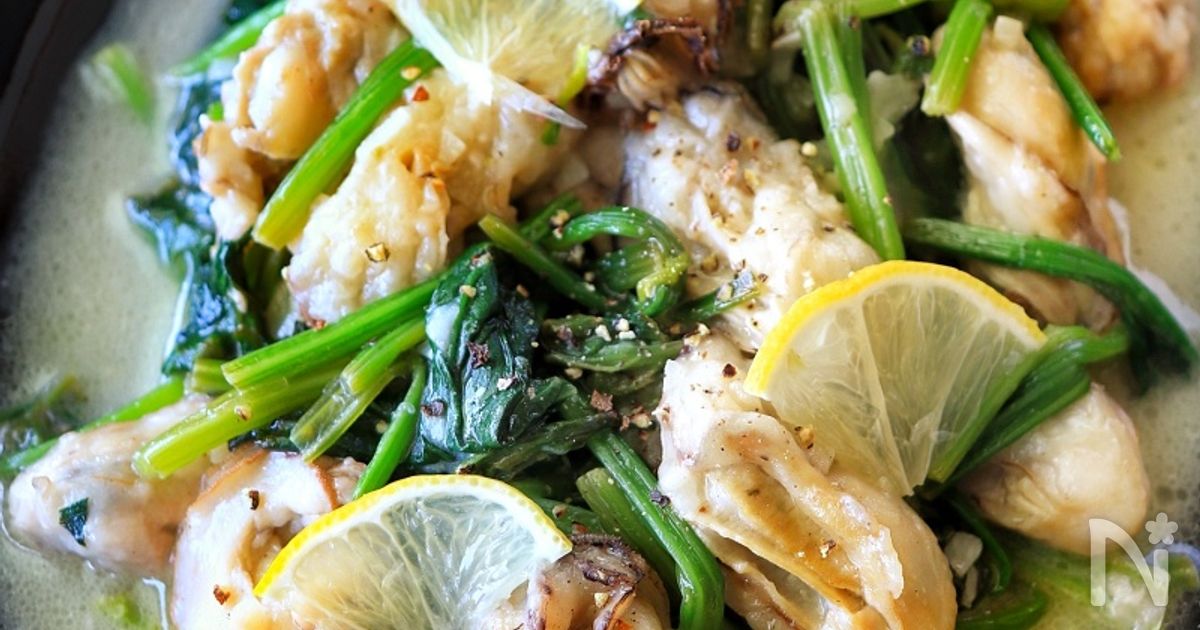 レモンバターガーリックサーモンのレシピ