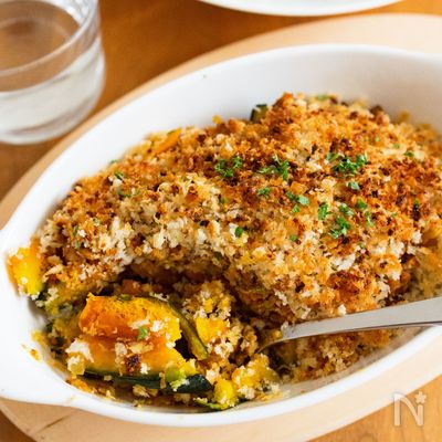 『重ねかぼちゃのカレースコップコロッケ』トースターでお手軽♡