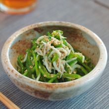 5分で簡単！ピーマンとしらすの旨塩和え