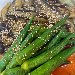 962565の作ってみた!投稿(【茄子とオクラの胡麻つゆお浸し】夏に食べたいさっぱり副菜♬︎)