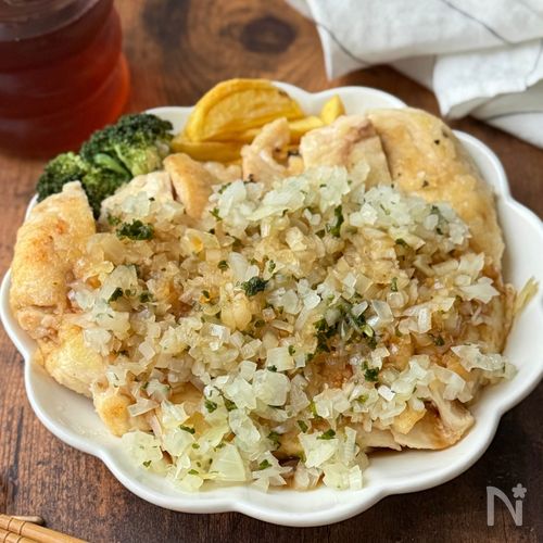 ご飯が進む!【むね肉のディアボラ風チキン】