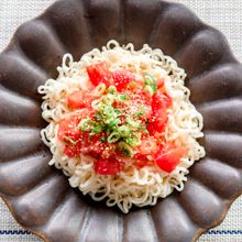 【簡単】袋麺で作る冷やしトマトラーメン