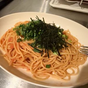 パスタ　ライ助の作ってみた!投稿(簡単で一番美味しいたらこパスタ)