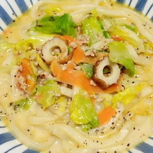 ヴェルの作ってみた!投稿(【たっぷり野菜のちゃんぽん風スープ】カット野菜ですぐできる！)