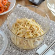 5分で！もやしナムル。レンジで簡単おつまみ、あと一品の副菜。