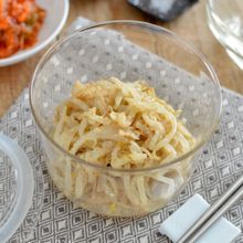 5分で！もやしナムル。レンジで簡単おつまみ、あと一品の副菜。