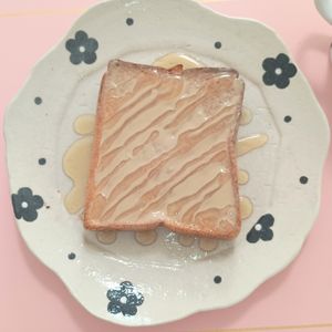 milkの作ってみた!投稿(練りごま＆はちみつトースト)