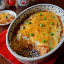 ラザニア風2層のドリア