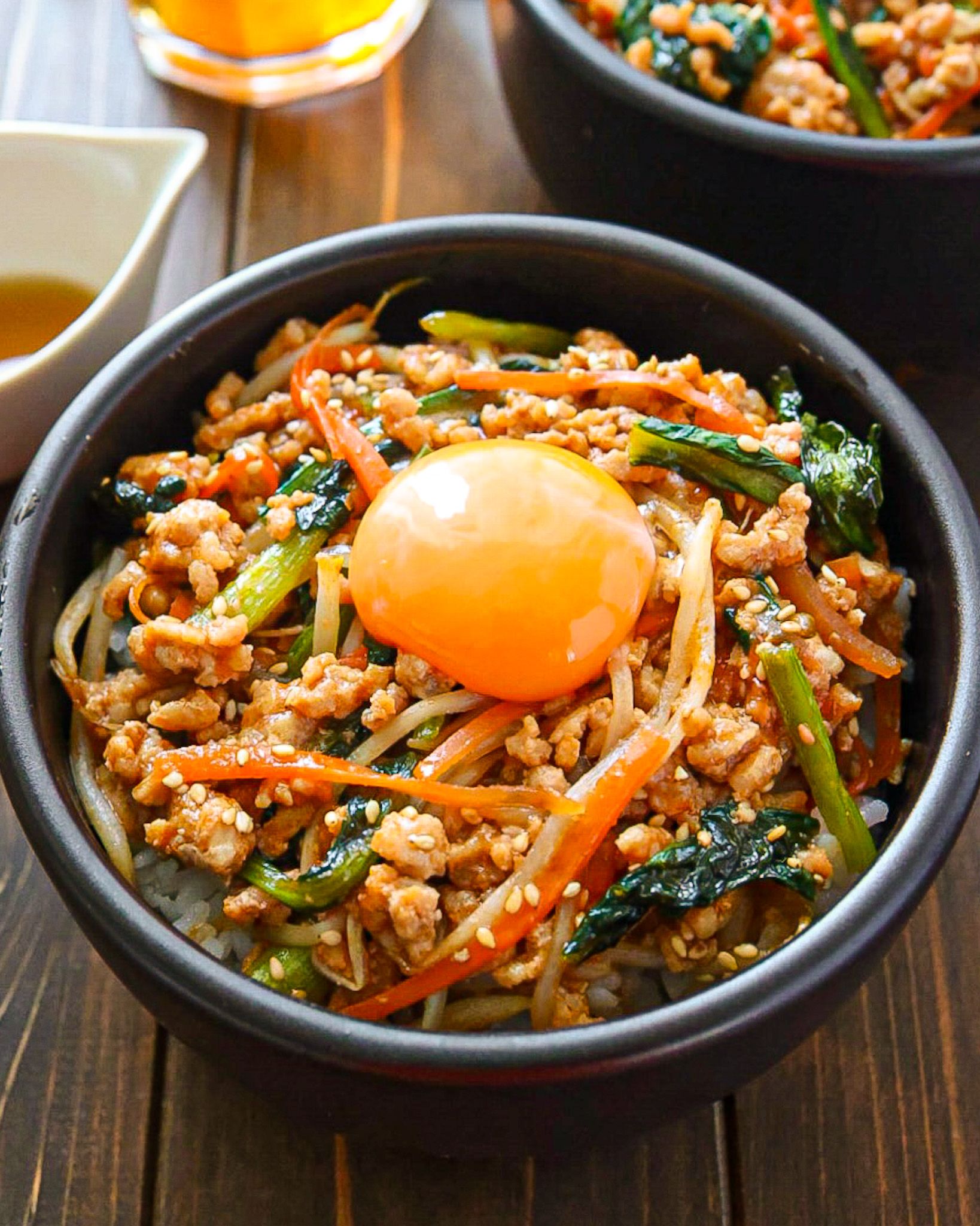 ワンパン！お手軽♡絶品ビビンバ】フライパン1つで簡単！ | レシピ