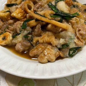 873066の作ってみた!投稿(【豚こま肉の甘辛おろしポン酢】コスパ優秀！調味料２つで簡単♪)