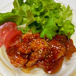 mi-noの作ってみた!投稿(【甘辛ヤンニョムチキン】ごはんにもビールにも!)
