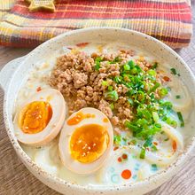 やみつきになる美味しさ❤ごま豆乳担々うどん